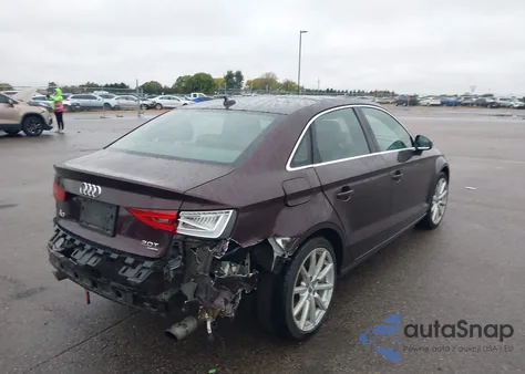 2015 Audi A3 2.0T Premium z USA, uszkodzony, nr VIN WAUEFGFF4F1026979
